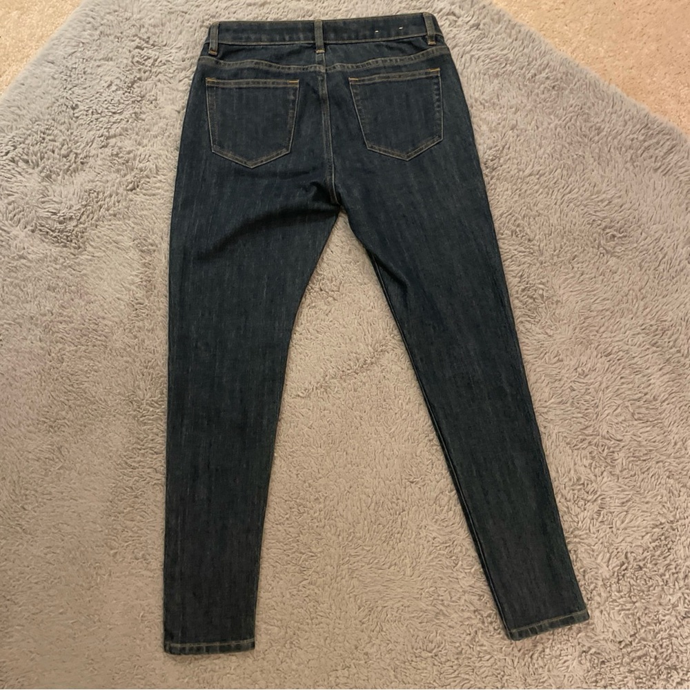 EUC Michael Kors Jeans Womens Dark Blue Izzy Skinny Jeans Size 6P Designer - Picture 3 of 9